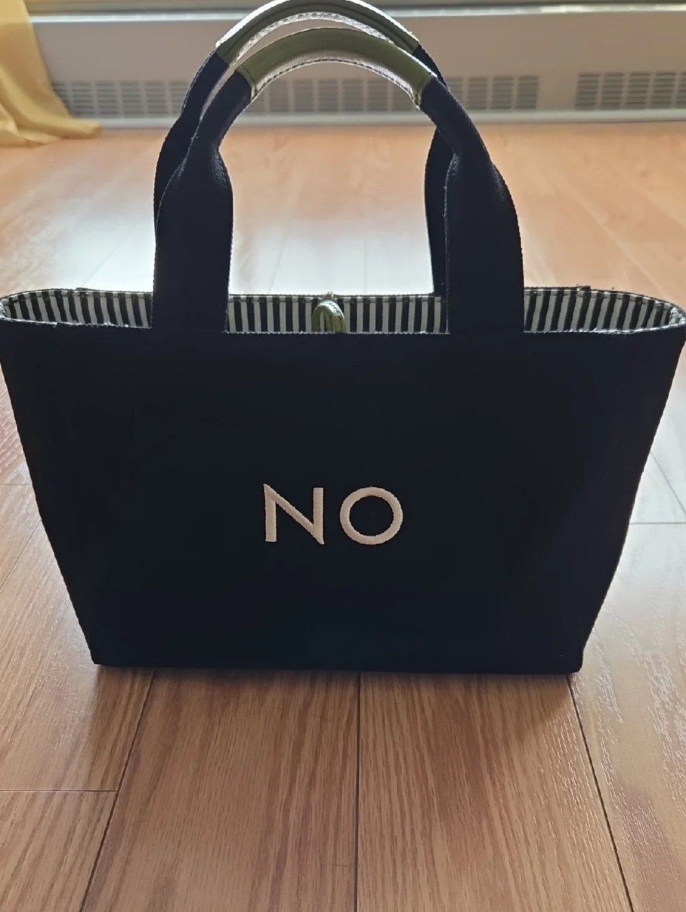 Vintage Kate Spade YES/NO Mini Tote - Picture 2 of 7